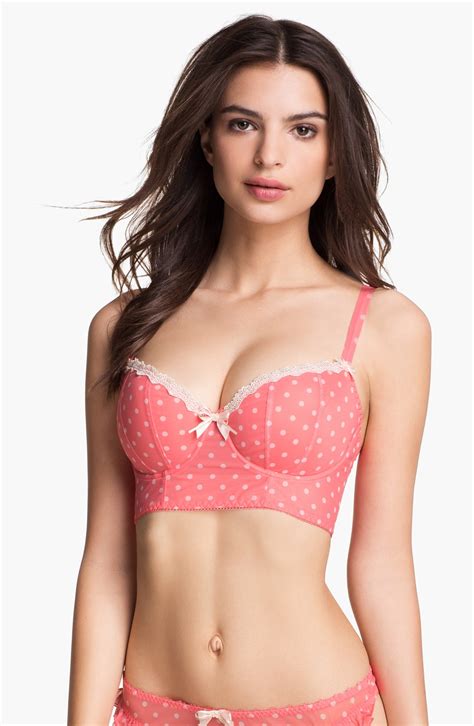 Freya Patsy Long Line Padded Underwire Bra In Pink Coral Lyst