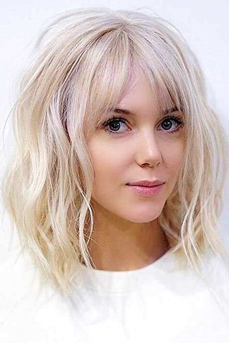 Maybe you would like to learn more about one of these? 21 Medium Length Layered Haircuts with Bangs | Hairstyles ...