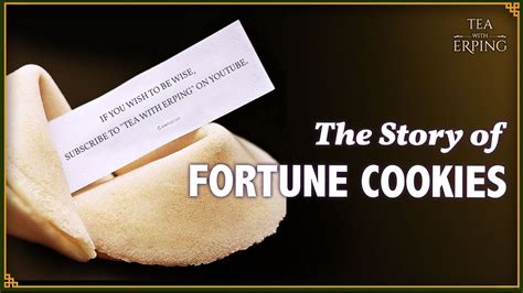 Fortune Cookies An American Invention Tea With Erping Youtube