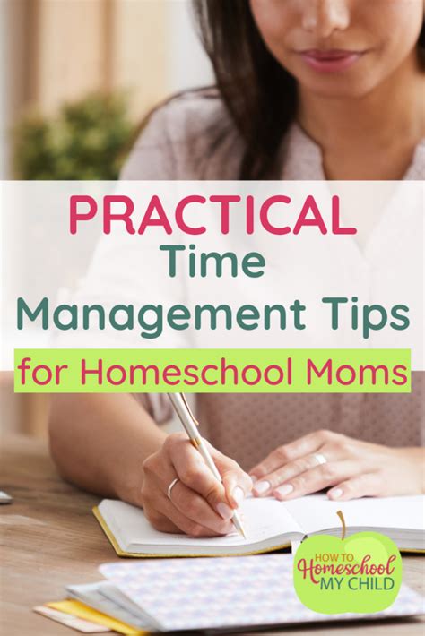 Practical Time Management Tips For Homeschool Moms