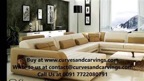 Check out our range of sofa suites to find the seating your sofa is where you let your guard down, put your feet up, and just relax. Buy Designer Luxury Sofas online in India - YouTube