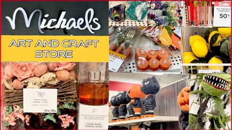 Michaels Art And Craft Store Full Store Tour Michaels Crafts Stores Craft Store Youtube