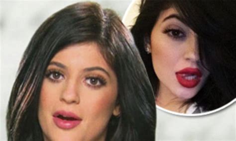 kylie jenner admits to lip fillers after khloe kardashian urges her to stop lies daily mail online