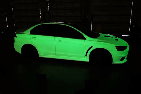 The Worlds Most Luminous Glow In The Dark Car