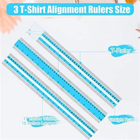 Acrylic T Shirt Alignment Ruler Pcs Shirt Placement Guide Tool For