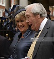 Camilla's sister Anabelle Elliot and father Bruce Shand walk after ...