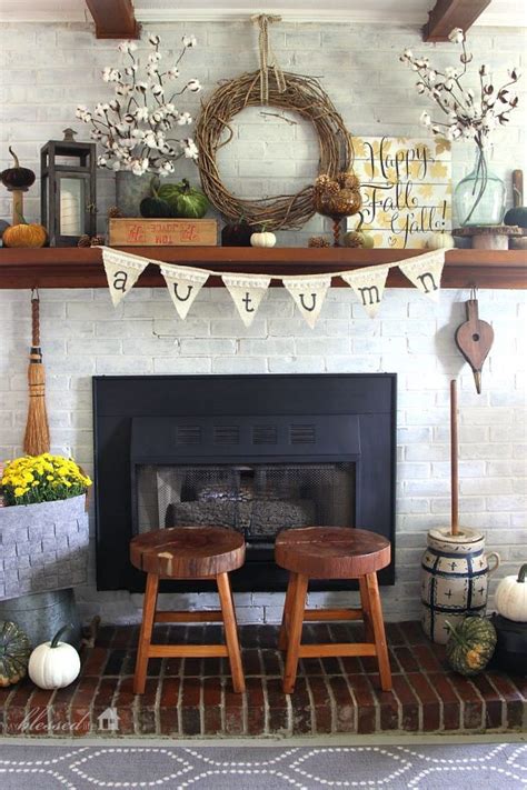 We've rounded up 57 of the best fall decor ideas for 2020, including plenty of pumpkins, striking color palettes, tartan, plaids, festive foxes, dried flowers, and so. DIY Fall Mantel Decor Ideas to Inspire! - landeelu.com