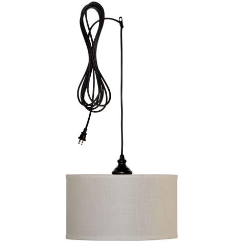 Available with a square and rectangular shape, also available as a wall lamp. Hampton Bay Carroll 1-Light Oil-Rubbed Bronze Pendant with ...