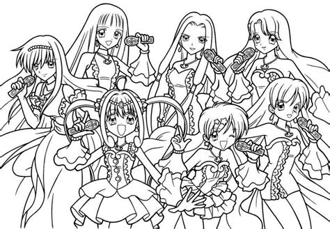 Mermaid Melody Coloring Pages For Kids