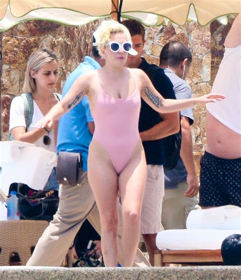 LADY GAGA In Swimsuit At Pedregal Resort In Mexico HawtCelebs