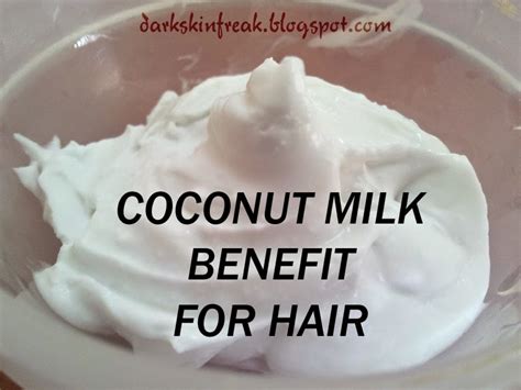 There's some evidence that the mct fats in coconut milk may benefit weight loss, body composition and metabolism. 12 Benefits of Coconut Milk for Hair - My Skincare Regime