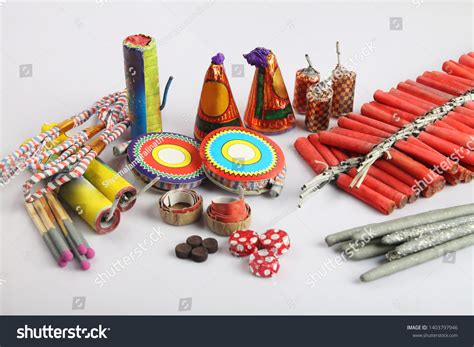 Indian Traditional Fire Crackers During Diwali Stock Photo 1403797946