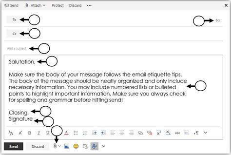 Basic Parts Of An Email Message And Address