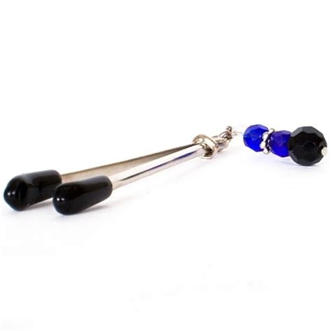 Blue Beaded Clit Clamp Sex Toys At Adult Empire