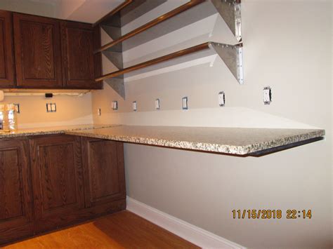 Casual Granite Wall Shelves Floating Without Brackets