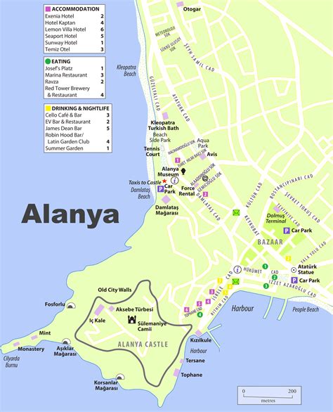 Maybe you would like to learn more about one of these? Alanya tourist map