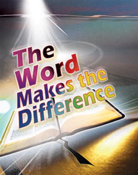The Word Of God Makes The Difference Ernest Angley Ministries