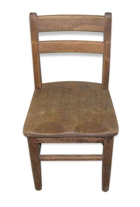 Vitage chair in an old room. Old Wooden School Chair | Olde Good Things