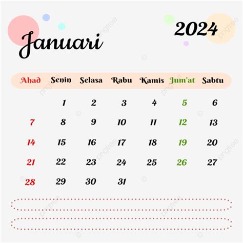 Kalender Indonesia Januari 2024 Kalender 2024 Bulan Januari 2024 Png