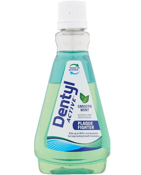 dentyl active plaque fighter smooth mint mouthwash alcohol free