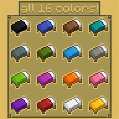 Better Bed Items Minecraft Texture Pack