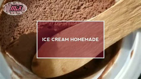 Cara Membuat Es Krim Homemade Youtube