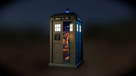 Tardis Exterior 13th Doctor Buy Royalty Free 3d Model By Some Sorta