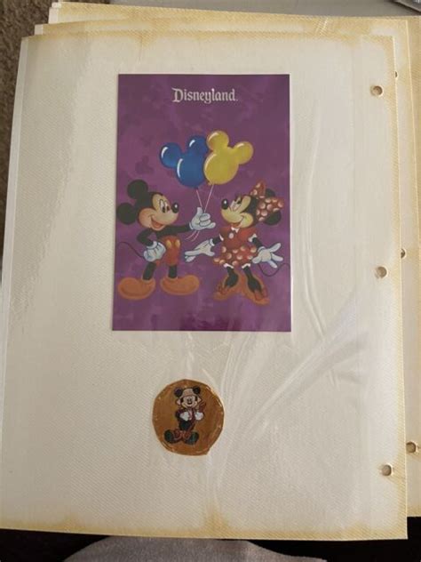 Mickey And Minnie Mouse Disneyland Postcard Ebay