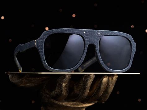 wear jeans on your eyes with these funky sunglasses made of upcycled denim