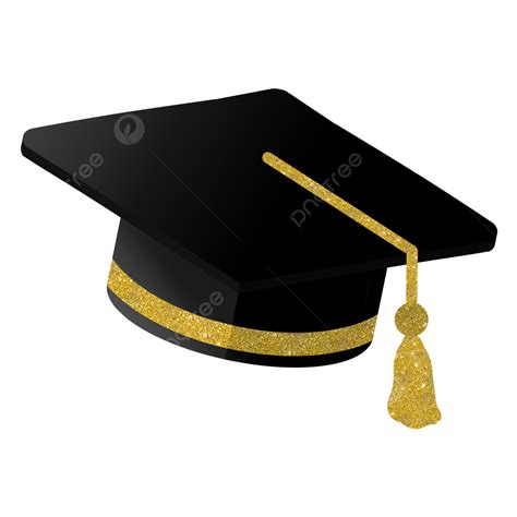 Black Graduation Hat Clip Art