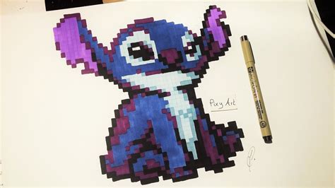 Dessin Pixel Art Stitch Freiraum Praxis Images And Photos Finder