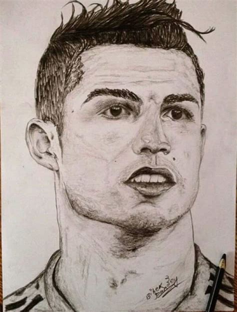 Cristiano Ronaldo Sketch At Explore Collection Of