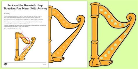 A Book With An Image Of A Harp