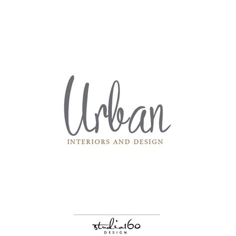 Custom Interior Design Logo Interior Designer Marketing Business Card