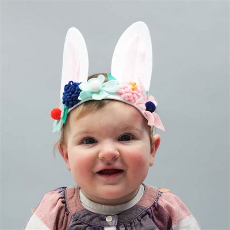 Easter Felt Bunny Rabbit Headband By Postbox Party