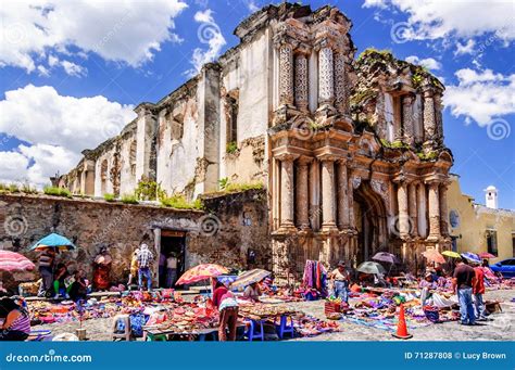 El Carmen Ruins Antigua Guatemala Editorial Stock Photo Image Of