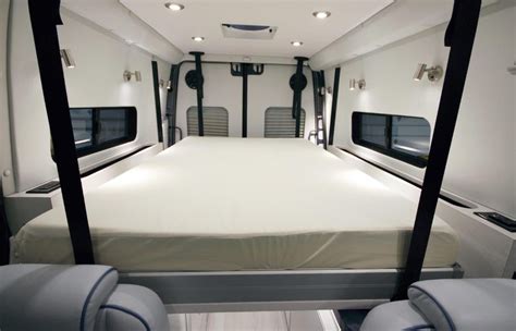 Sprinter With EuroLoft Bed Lift Bed Lifts Van Bed Luxury Campers