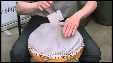 Djembe Mute Practice Pad And Cover Demonstration At Pasic X8 Drums