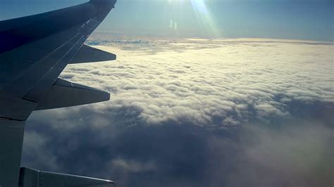 Clouds Sky Seen Through Window Of Aircraft Stock Footage Sbv 324723694
