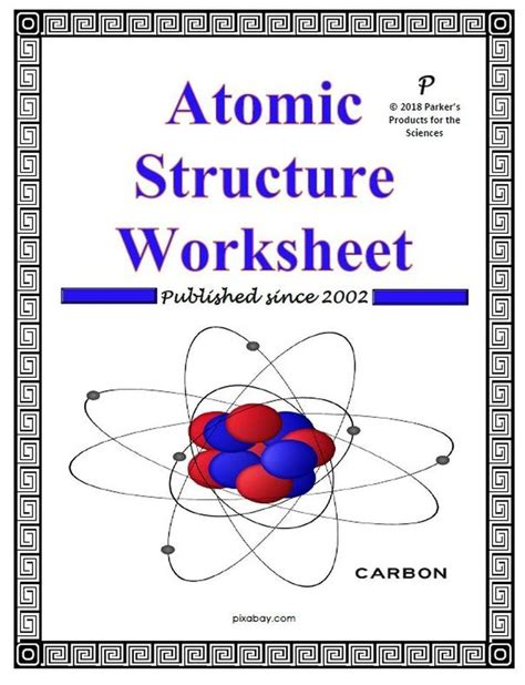 Atomic Structure Worksheet Answer Key Label The Parts Of An Atom On The