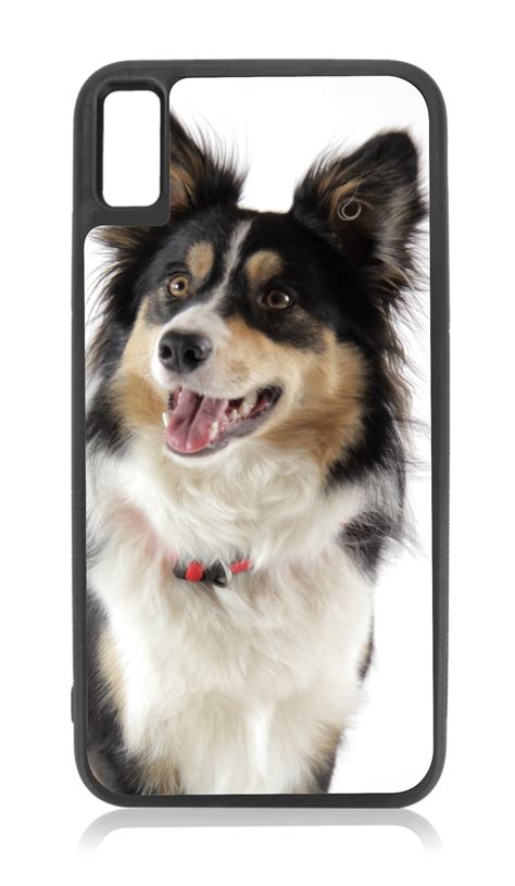 Border Collie Dog Iphone 10 Xr Dog Case Black Rubber Case For Iphone Xr