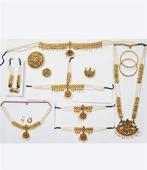 Buy Bharatanatyam Classical Dance Jewellery Set Kemp Online