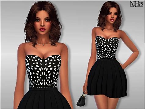 Jolie Moi Dress By Margie Sims 4 Female Clothes