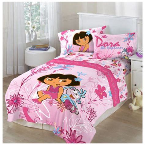 Dora the explorer follows the adventures of young dora, her monkey boots, backpack and other animated friends. Dora the explorer bedding sets collection for sale | Bed ...