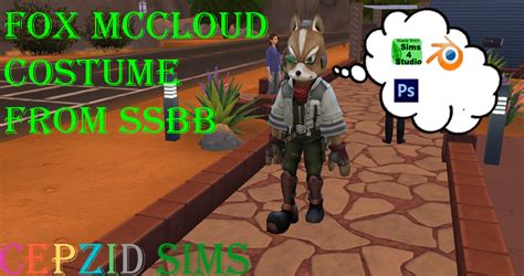 Sims 4 Ccs The Best Fox Mccloud From Ssbb By Cepzid