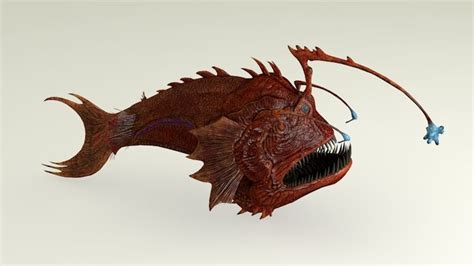 98 Ideas For Angler Fish 3d Model Free Mockup