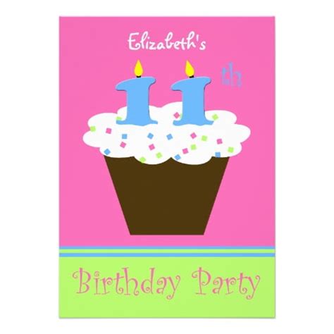 Free Printable 11 Year Old Birthday Invitations Download Hundreds