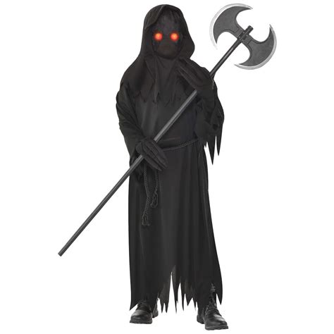Glaring Grim Reaper Kids Costume Medium