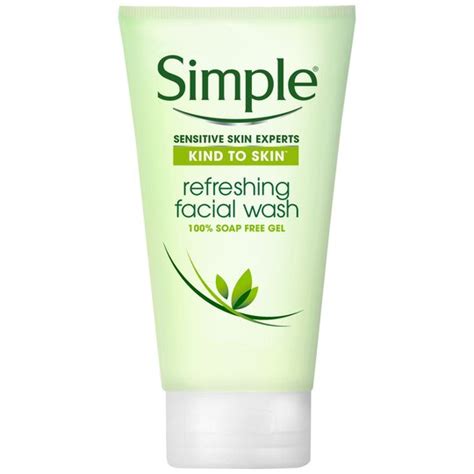 Simple Kind To Skin Refresh Facial Wash Gel 150ml Tesco Groceries