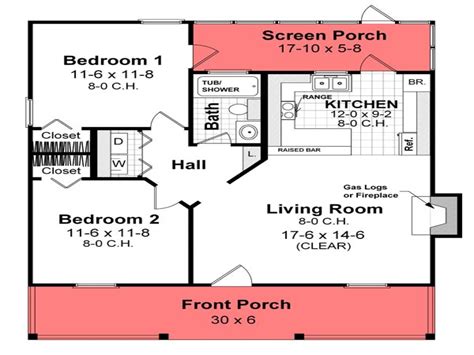 House Plans Under 800 Sq Ft House Plans With Porches 800 Sq Ft Cabin